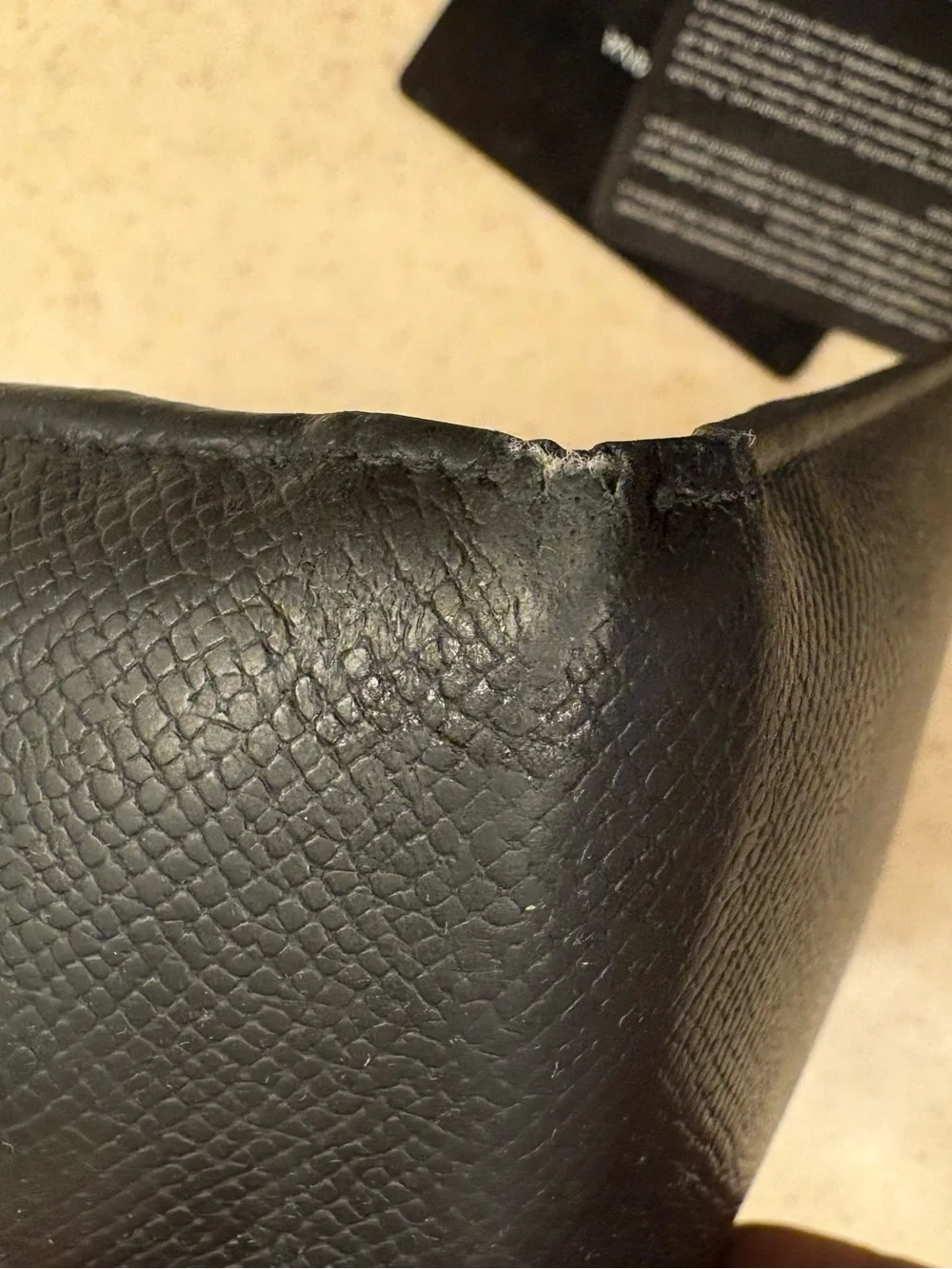 Dolce & Gabbana Black Textured Leather Men's Wallet with Logo Plaque